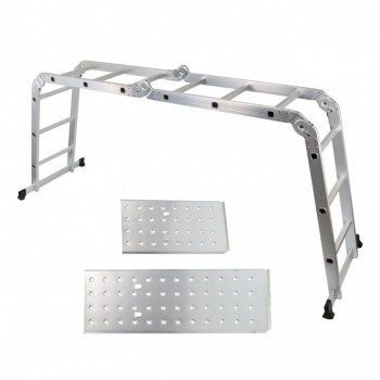 Escadas Aluminio Multiusos 3D c/plataforma