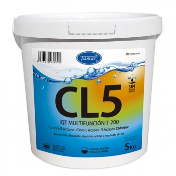 TAMAR - 347209 Cloro 5 ações - tabletes 200 g - 5 kg