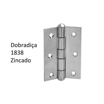 Dobradiça 1838 x 4" Zinc.