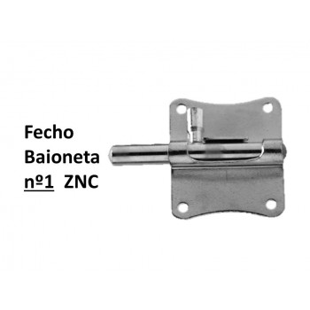 Fecho 1 x 40 mm Baioneta