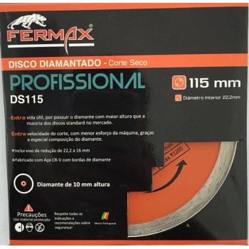 Disco Diamantado FERMAX 115 mm - Turbo