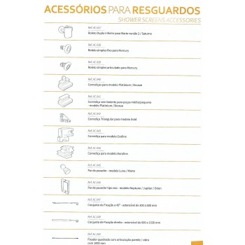 Ferragsil |  Distribuidor de JABEN - Resguardos de Duche | Acessórios para Resguardos