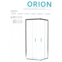 Ferragsil |  Distribuidor de JABEN - BATH & HOME Solutions/ Import | Cabine Quadrada/Retangular ORION