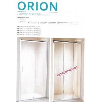 Ferragsil |  Distribuidor de JABEN - BATH & HOME Solutions/ Import | Frontais de Duche ORION