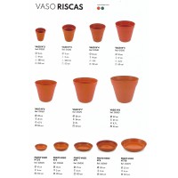 Ferragsil | Distribuidor de TRANSFORPLÁS Catalogo | Jardim | Vaso RISCAS