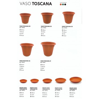 Ferragsil | Distribuidor de TRANSFORPLÁS Catalogo | Jardim | Vaso TOSCANA